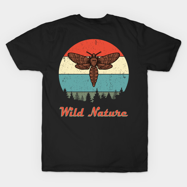 Wild Nature Moth Brown Abstract Sunset by SmileSmith